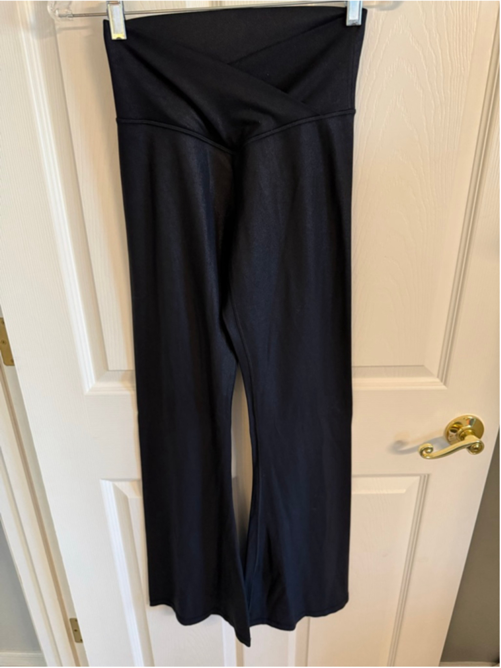 CRZ YOGA Butterluxe Crossover Flare Leggings High Waist Bootcut Bell Bottoms M